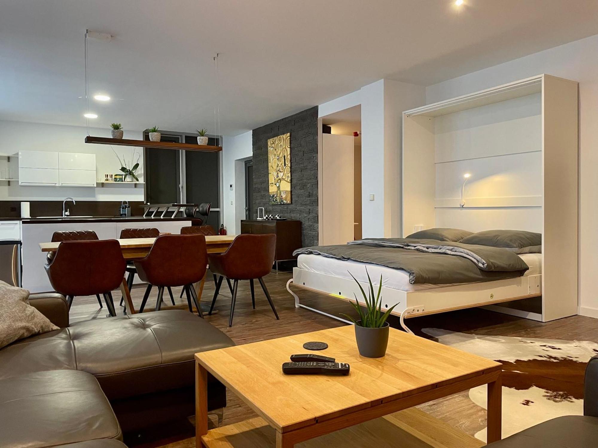 Apartment Leipzig Waldstrassenviertel Loft Terrasse, Redbull Arena Ngoại thất bức ảnh